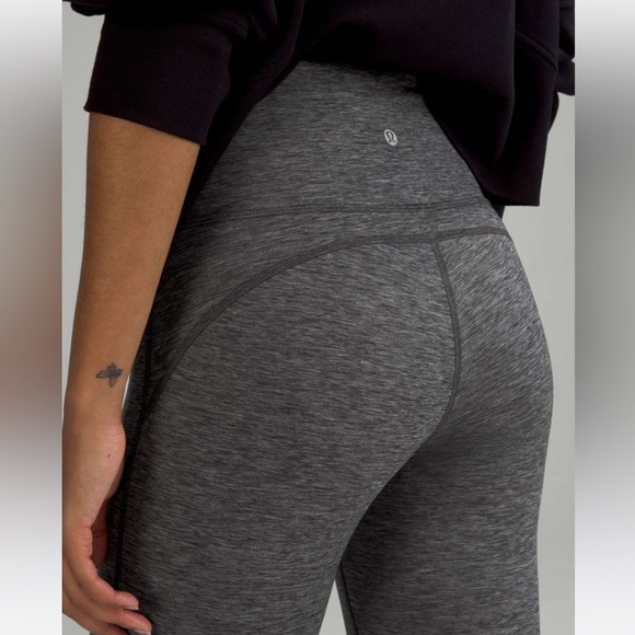 Lululemon Groove High-Rise Flared Pant in dark grey - Picture 2 of 4